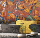 69x96       Wall Mural Guruvayoor Keralaindia Hindu Boho Self-stick Wall Decor New