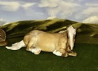 Ooak Breyer Cm Custom Stablemate Horse Enya Lying Down Mare pretty Palomino wow 