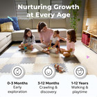 Baby Play Mat  Soft Foam Floor Tiles For Kids  Adjustable Interlocking