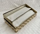 Never Used Vintage Mcm Lady Buxton Silver Metallic Clutch Purse In Original Box
