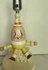 Vintage  1960  Wooden Humpty Dumpty Nursery Child s Lamp  Nursery Plastics Inc 