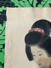 Tomoyo Jinbo Japanese Woodblock Print    jou-ya    Shin Hanga 1957 Authentic
