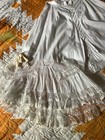 Vintage Antique 1800   s Exquisite Pantaloons Lingerie Wide Lace Cuffs W 22   