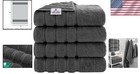 Oeko-tex Certified Luxury Bath Towel Set Of 4 - Soft 27  X 54  Cotton Towels