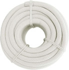 Braided White Cotton Rope 1 2 Inch X 100 Ft Natural Soft Utility Rope White New