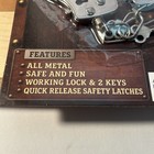 Maxx Action Wild West Handcuffs With 2 Keys Real Metal Ages 6   Up Cowboy