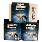 Gillette Sensor Excel Refill Blade Cartridges  10 Ct   pack Of 3 30 Totalrefills