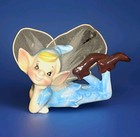 Fairy Pixie Elf Figurine Tulle Glitter Wings Vintage Japan Norcrest Mcm Kitsch