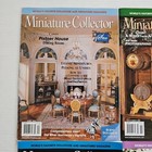 Miniature Collector Magazine Lot Of 4 2001 02 Dollhouse Vignettes Displays Tips