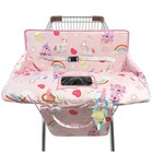 2-in-1 Baby Shopping Cart Cover   High Chair Cushion  Portable Cloth Bag  Univer