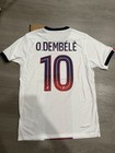 Nike Paris Saint-germain Psg O  Demb  l    10 White Soccer Jersey Men   s L