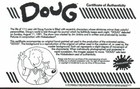 Doug Funnie Original 1990 s Production Animation Cel Nickelodeon Skeeter