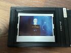 Mamiya Universal Press Graflex 4x5 Sheet Film Holder Back With Ground Glass