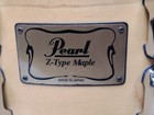 Pearl Z-type Maple 14x6 5 Snare Drum 8-ply Maple Shell Early 1990s Japan