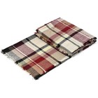 Oversized Plaid Blanket Scarf Tartan Shawl Wrap Pink Red Soft Warm 59  Square