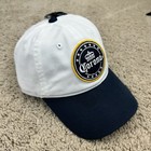 Corona Beer Hat Adjustable Strap White Blue Patch Spellout Logo Cotton Dad Cap