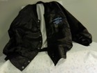 Hartwell Railroad Union Jacket 1980s Snap Satin United Transportation Black Xl