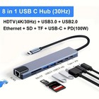 8 In 1 Usb- C Hub Adapter