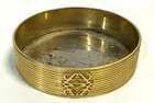 Vintage Loewe Made In Spain Gold Plated Wine Champagne Bottle Coaster