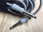 Guitar Grey Cord Instrument Cable Cord 20  60 s 1 4   To 1 4  Fender  Vtg Rare
