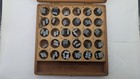 Ackerman Gould  Deb Type Set For Kingsley Hot Foil Look Read Wood Box 