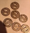 Washington  Dc Transit System  Northern In Trans  Wi Public Service Tokens Lot 