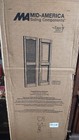 Mid America Open Louver Vinyl Shutters 14 5  X 67  Burgundy Mpn 11467078 Nib