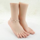Silicone Female Feet Model Realistic Fake Foot Model Lifesize Mannequin Display