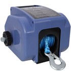 12v 3500lbs-5000lbs Electric Trailer Winch Synthetic Rope Pulley Hook For Boat 