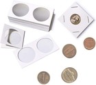 2x2  Cardboard Coins Holders  Mylar Flip 200pcs Supplies Holder Collection 4size