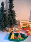 Vtg1972 Fisher-price Little People Family Camper Rv Set 994 mint Cond    extras 