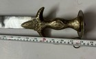 Sword Handmade Vintage Saber Tulwar Sabre Handcrafted Rare Old Collectible
