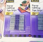 Lot Of 3m Scotch Pop-up Gift Wrap Tape 900 Refills   Dispenser Tape Pads Vintage