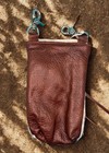 Genuine Cowhide Leather Western Saddle Bag   Hair-on Hide   Pioneer Horse Tack