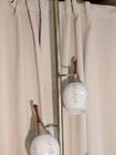 Vtg Mid Century Danish Modern Tension Pole Lamp Atomic 50s Light Mcm Thurston  