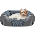 Orthopedic Raised Dog Bed Ultra Soft Faux Fur Non-slip Washable Pet Bed New