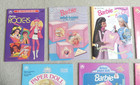 Vintage Lot  10  Barbie Dolls 1985-1992 Golden Books Uncut   Unused - Nos