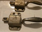 Vintage Antique Industrial  Ice Chest  Latch  Right Side