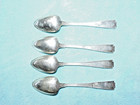Gorham Sterling Silver Tea Spoon Set Of 4 Monogram A 5 3 4   