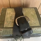 Lot Of 3 Vintage Book Stack Bundle Green Library Prop Shelf Decor Belt Wrapped