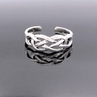 Sterling Silver Toe Ring For Women Silver Celtic Crisscross Adjustable Midi Usa