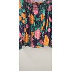 Plenty By Tracy Reese Floral Smocked Blouse Xl Purple Pink Orange Long Sleeve