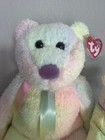 Ty Beanie Buddy And Baby Groovy The Bear Pastel Tie-dyed Set - Nwt