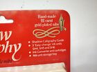 Sealed 3 Nibs Osmiroid Shadow Calligraphy Fountain Pen 22 Carat Gold Plated