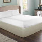 Polyester Blended Quilted Bed Skirt Sagging Sense Enhanced  antiwrinkle Fade Resi