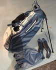 Sea Island Peter Millar Lightweight Waterproof Carry Stand Golf Bag With Cover