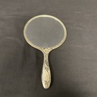 Sliverplate  3 Pcs Vtg Vanity Dresser Set -  Mirror  Comb   Brush