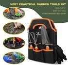 Premium Garden Tool Set     11-piece Heavy-duty Kit With Tote  Gloves   Ergonomic