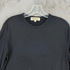 Merino tech Womens Black 100  Merino Wool Long Sleeve Base Layer Top Size M
