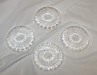 Vtg Set Of 4 Crystal Coasters 24  Lead Crystal West Germany By Crystal Clear